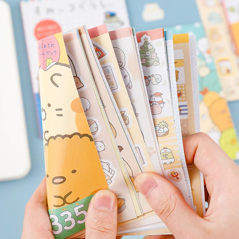 335 Pcs/Book Kawaii Sanrio Sumikkogurashi Decorative Stickers Book Scrapbooking Label For Diary Stationery Album Phone Journal