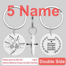Personalized Keychain Love Gifts Customized Name Father's Mother's Day Papa Mom Key Chains Rings For Daddy Car Key Pendant