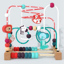 Montessori Babyspielzeug Holz-Achterbahn Perlenlabyrinth Kleinkind Lernspielzeug Pädagogisches Puzzle Mathe-Spielzeug für Kinder 1 2 3 Jahre