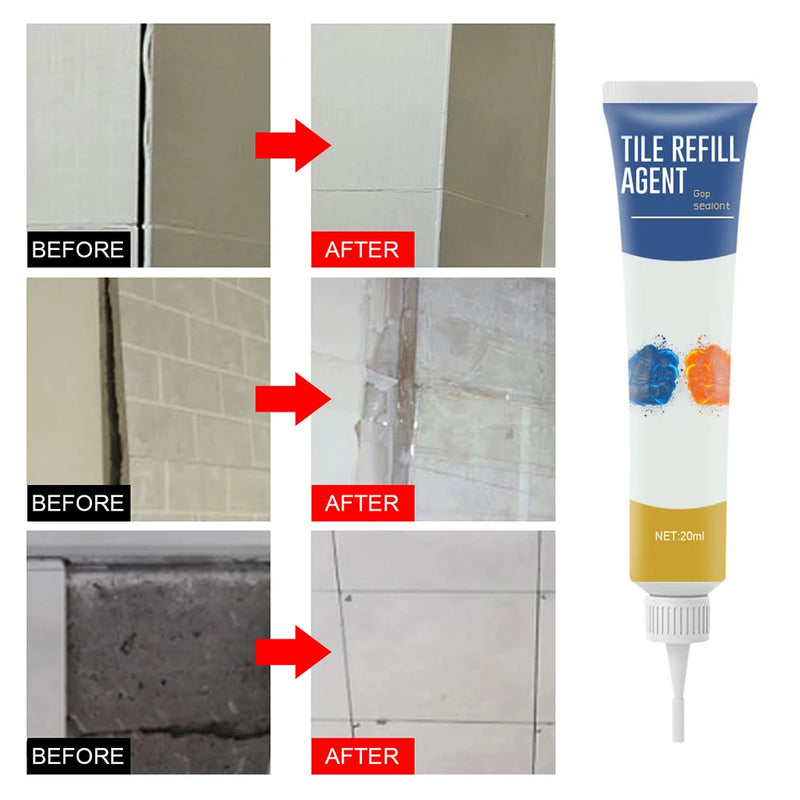 20/120ml Tile Filling Agents Waterproof Tile Seam Mending Ointment Mouldproof Universal Home Bathroom Accessory