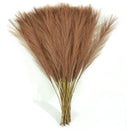 10/20PCS Fluffy Pampas Grass Flower Boho Decor Fake Plant Reed Simulated Wedding Christmas Party Home Decor Diy Bouquet Decor
