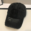 2023 Neue Luxusmarke MY Bestickte gewaschene Denim Baseballkappe für Herren Hochwertige Schwarze Vintage Y2k Dad Hats Gorras Hombre