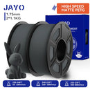 JAYO 2 Rolls 3D High Speed Matte PETG/PETG Filament 1.75mm 600mm/s Print Range High Flow Speedy PETG 3D Printer Filament for 3D