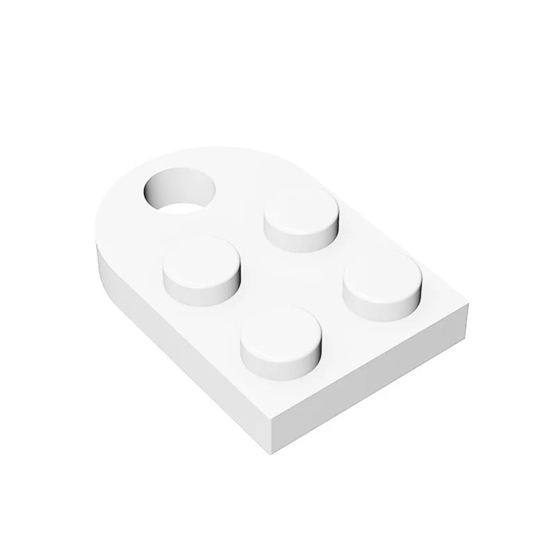 3176 Plate Modified 2 x 3 with Hole Bricks Collections Bulk Modular GBC Toys For Technical MOC Buildings Blocks Compatible