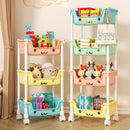 Spielzeugaufbewahrungswagen Bücherregal Snackregal Für Kinder Aufbewahrung Organizer Badezimmerzubehör Schrank Organizer Küchenaufbewahrung