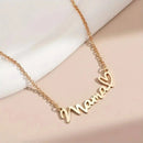Mother's Day Mama Letter Pendant Necklace for Women Stainless Steel Jewelry Gift