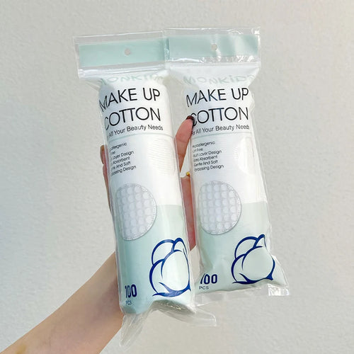 The Lint Veil | Double-Sided Texture Round Cotton Pads 100/200ct
