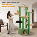 Big Cat Tree for Large Cats Robust Cat Tower with Several Levels Cat House Climbing Tree with Hammock 11 Sisal Posts Large Perch
