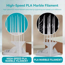 SUNLU High-Speed PLA Marble Filament 1.75mm +/- 0.02 mm 1kg Spool (2.2lbs) High Speed Printing Filament Fit Most FDM Printer