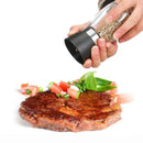 1pc Stainless Steel Pepper Grinder, Seasoning Bottle, Glass Seasoning Bottle, Grinder, Crusher