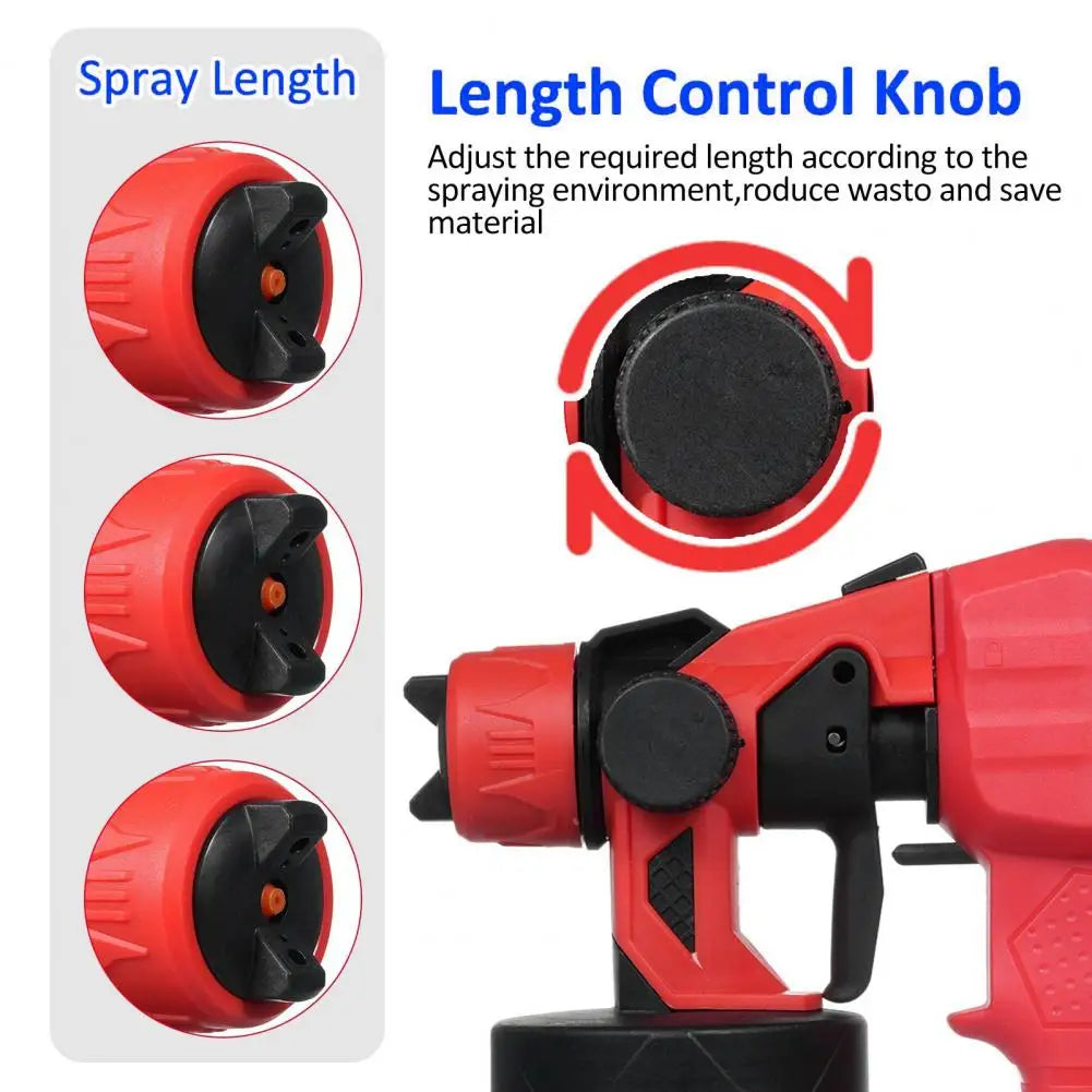 Adjustable Sprayer High Speed Cordless Paint Sprayer with 4 Nozzles Re