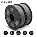 SUNLU 2KG 3D PLA/PETG/PLA PLUS/Clear Filament 1.75mm 2Roll 1KG 3D Printer Neatly Wound 3D Filament for 3D Printer& 3D Pen
