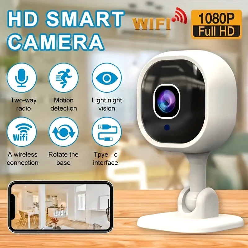 Outdoor Camera WiFi Waterproof HD Night Vision 2-Way Audio AI Detection Home Security Surveillance Camera IP Camera