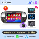 AWESAFE Wireless CarPlay for Apple Android 13 Auto Radio for FIAT 500 Abarth 2007 2008 2009-2015 Multimedia Screen Stereo GPS