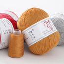 6Set Aurum Cashmere Yarn With Thread Hand Knitting For Cardigans Women Scarf Woolen Yarn 50g+20g Factory Wholesale Free Shipping