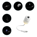 The Orrery | 2-in-1 Galaxy Projector and Night Light with Slide Carousel