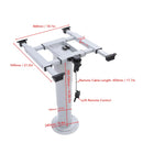 Fast & Free Local Shipping RV Table Pedestal Stand Base for Boats Yachts Remote Control Pneumatic Adjustable Stand 355 to 730mm