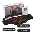 Electric Muscle Stimulator Vibrator Muscle Massager Fat Burner for Waist Abdomen Weight Loss Belt Slimming Abs Fitness Equipment