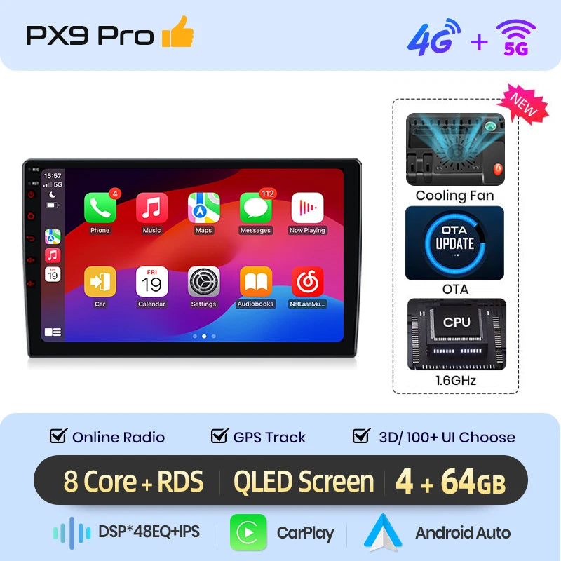 AWESAFE PX9 Car Radio Autoradio for  Renault Megane 2 2002 - 2009  Wireless Carplay Screen Android Auto Stereo GPS Navi FM RDS