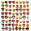 Big Size Action Figures City Princess Policemen Family Building Block Doll Character Accessory Assembly Toys for Children Gift