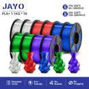 JAYO PLA PLUS Transparente 3D Printer Filament 1.75mm 1.1KG/Rolls 3D Printing Materials for 100% No Bubble &FDM 3D Pen DIY Gift