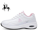 Fashion Women Running Shoes Breathable Casual Leather Outdoor Light Weight Sports Shoes Walking Sneakers Vulcanized Shoes Female