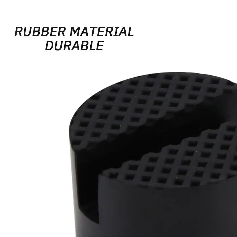 1PC Universal Jack Rubber Support Pad Durable Wear Resistant Car Slotted Frame Rail Floor Socket Adapter Lifting Rubber Pad