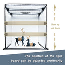 45 65 80cm Photo Light Studio Soft Boxes Portable Foldable Dimmable Photography Table Shooting Tents Kit With 5 Background Board