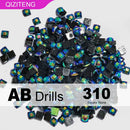 Neuheiten Einfarbige AB-Quadrat-Diamantperlen für DIY-Diamantmalereien Harz AB-Steine 2,5 mm AB-Steine 1000/2000 Stück