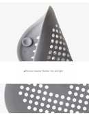 Silicone Sink Strainer, Shower Drain Plug Hair Catcher, Bathtub Kitchen Sink Filter Screen Bathroom Accessories
