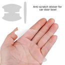 SEAMETAL 8PCS Universal Car Door Handle Bowl Scratch Protective Stickers Transparent Car Handle Anti-collision Protection Strip