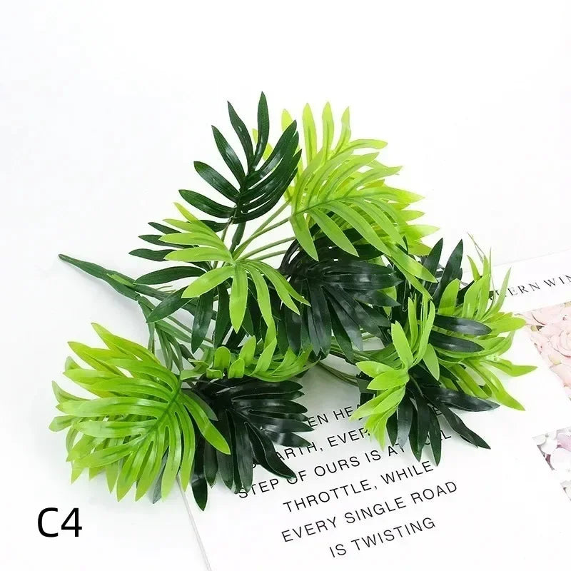 Artificial plant desktop decoration fake green plant accessories plastic flowers outdoor decoration wedding venue layout