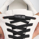 Drücken Sie auf Schnürsenkel ohne Binden Bunte Verriegelung Elastische Schnürsenkel Turnschuhe Kinder Erwachsene Flats Keine Schnürsenkel für Schuhe Zubehör