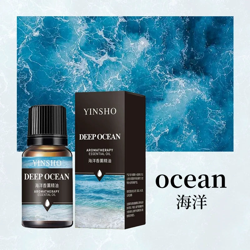 Aromatherapy 10ml Essential Oils for Humidifier Aromatic Oil Fragrance Oil Water-soluble Lavender Rose Lemon Mint