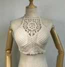summer holiday beach camis lady sexy tassels crochet camisole women sexy tassels bikini camis female crochet halter bikini tops