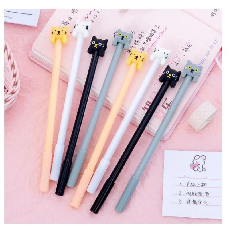 36 Pcs Cactus Gel Pens Set Cute Gifts 0.5mm Black Ink Creative Gel Ink Pen Office School Supplies Prize Student Easter Gift