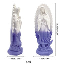 30 cm Mexiko Jungfrau Maria Statuetten Katholische Gottesmutter Guadalupe Skulptur Harz Religiöse Statue Heimzimmer Dekoration