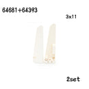 NEW Technical Panel Plate DIY Mechanical Building Blocks MOC Car Parts Brick Toy Gift  24119 62531 64782 11954 18944 18945 24116