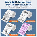 Phomemo M110 Thermal Wireless Label Printer Portable Bluetooth Sticker Mini Printer Barcode Label Maker Price Tag Printers DIY
