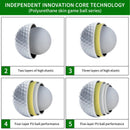 Caiton 12pcs golf game balls, 2-5 layer structure（Opt）, professional game performance, suitable for different high swing speeds