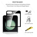 8 In 1 Flip.5 Case Full Back Screen Protector Tempered Glass For Samsung Galaxy Z Flip5 Flip 5 Z5 Camera Glass On Samung ZFlip5