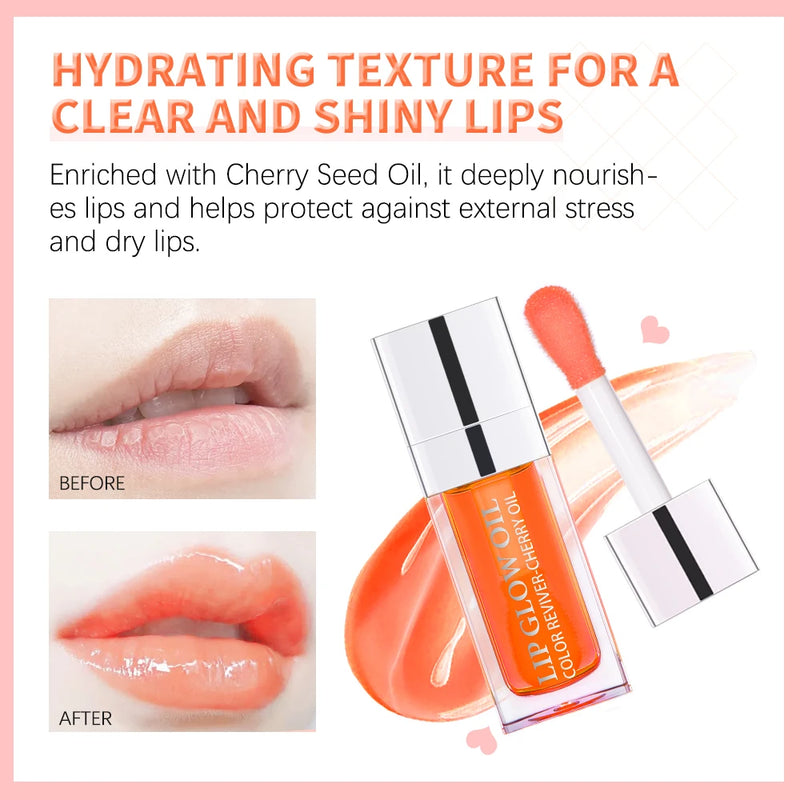 6ml Sexy Lip Oil Hydrating Plumping Lip Coat For Lipstick Lipgloss Tinted Lip Plumper Serum Bb Lips Glow Oil Treatment