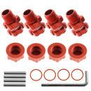4PCS Wheel Hex Hubs Adapter 14mm to 17mm 10mm Widen for Arrma 1/10 3S Granite Mega Senton NEW BIGROCK Typhon - Off-Road RC Car
