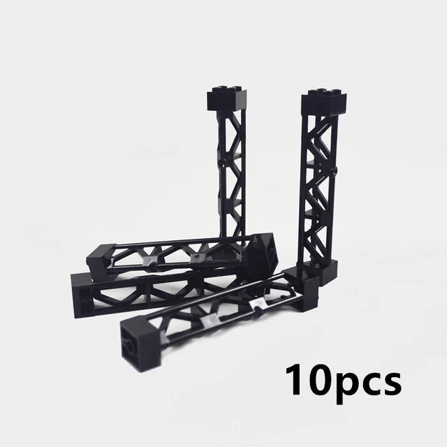 City Trains Train Track Rail Bricks Model  Toy Soft Track& Cruved& Straight for Kids Gift Compatible All Brands Railway Leduo