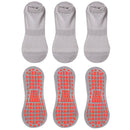 3 Pairs Men's Non-slip Silicone Floor Socks Casual Cotton Mesh Breathable Cozy Yoga Trampoline Foot Massage Ballet Dance Unisex