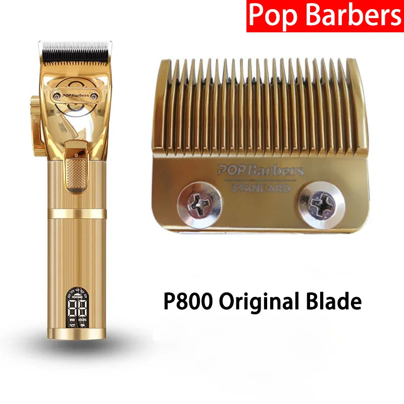 P800 P700 P600 Pop Barbers Professional Hair Clipper 0mm Blade Standard Set for Hair Cutting Machine Replaceable Cutter Head