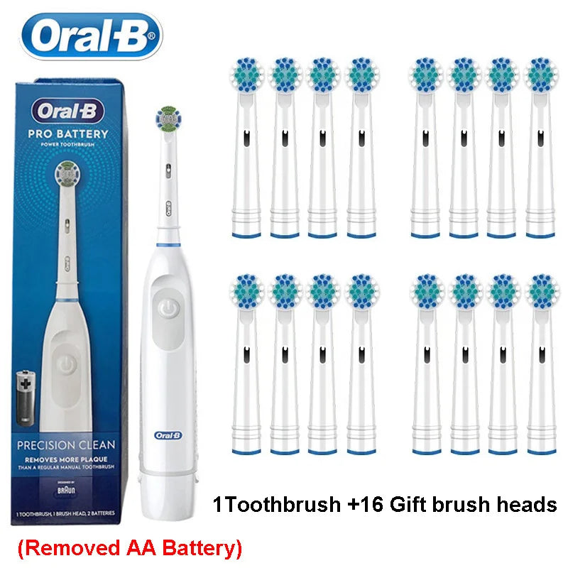 Oral B Electric Toothbrush Pro Power 4010 Precision Clean Teeth Plaque Removal Adult Toothbrush 5010 More Replacement Brush Head