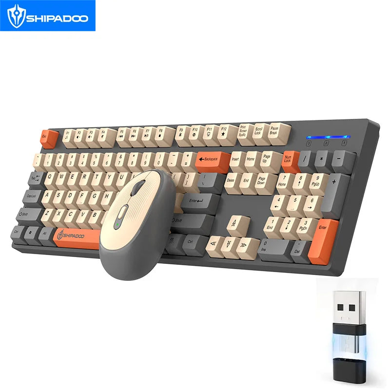 Unsharkable & Shipadoo Keyboard Gaming Wireless Laptop Desktops PC Computer Office Accessories Free wireless mouse With Numpad