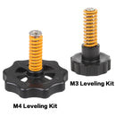 3DSWAY 3D Printer Part M3 M4 Hotbed Nut Spring Screw Leveling Kit Heated Bed Platform Level Spring Accessories for CR-10 Ender 3