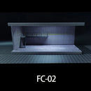 1/64 Diorama Car Parking Lot Model LED Light Underground Double-layer Car Garage Scene Model Display